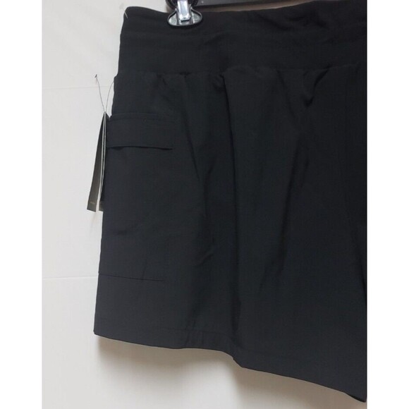 Leg3nd Discovery Women’s Black Workout Shorts XL Side Pockets NWT - Picture 3 of 8